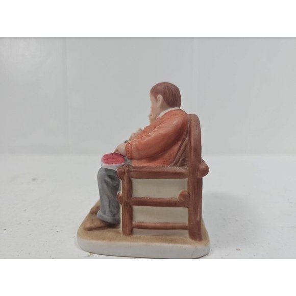 Vtg 90s Figurine Fondly Do We Remember Couple Numbered Dave Grossman Rockwell - Picture 4 of 5